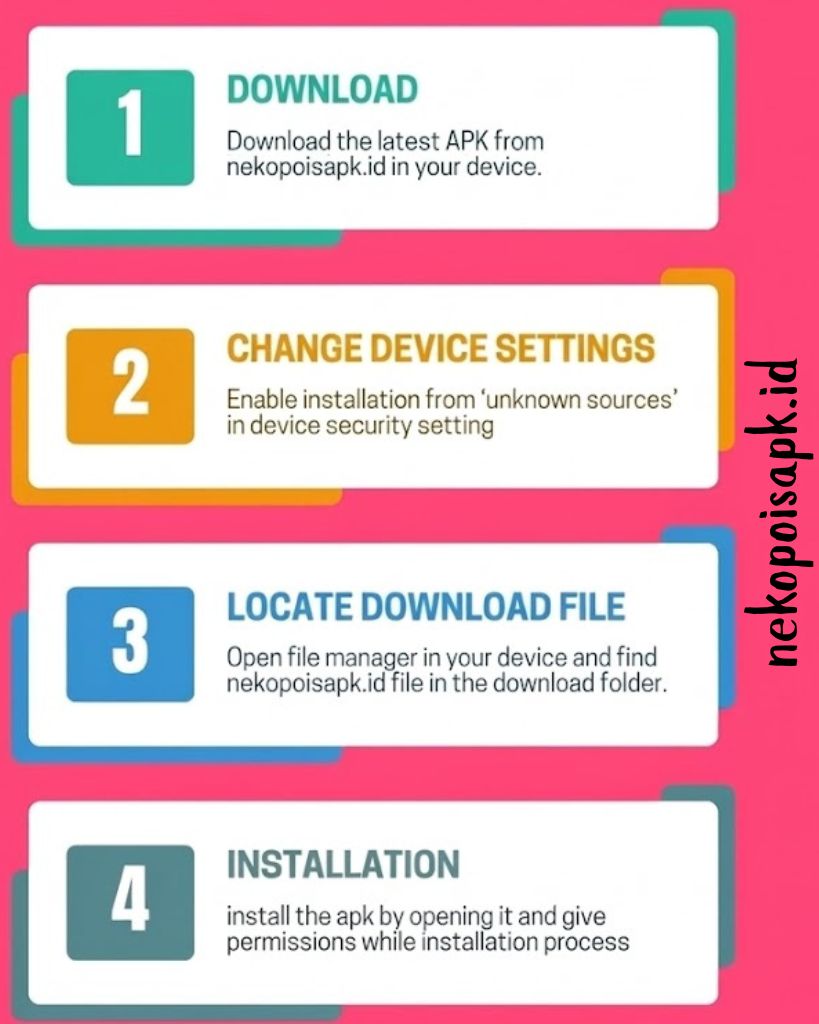 steps to download nekopoi apk